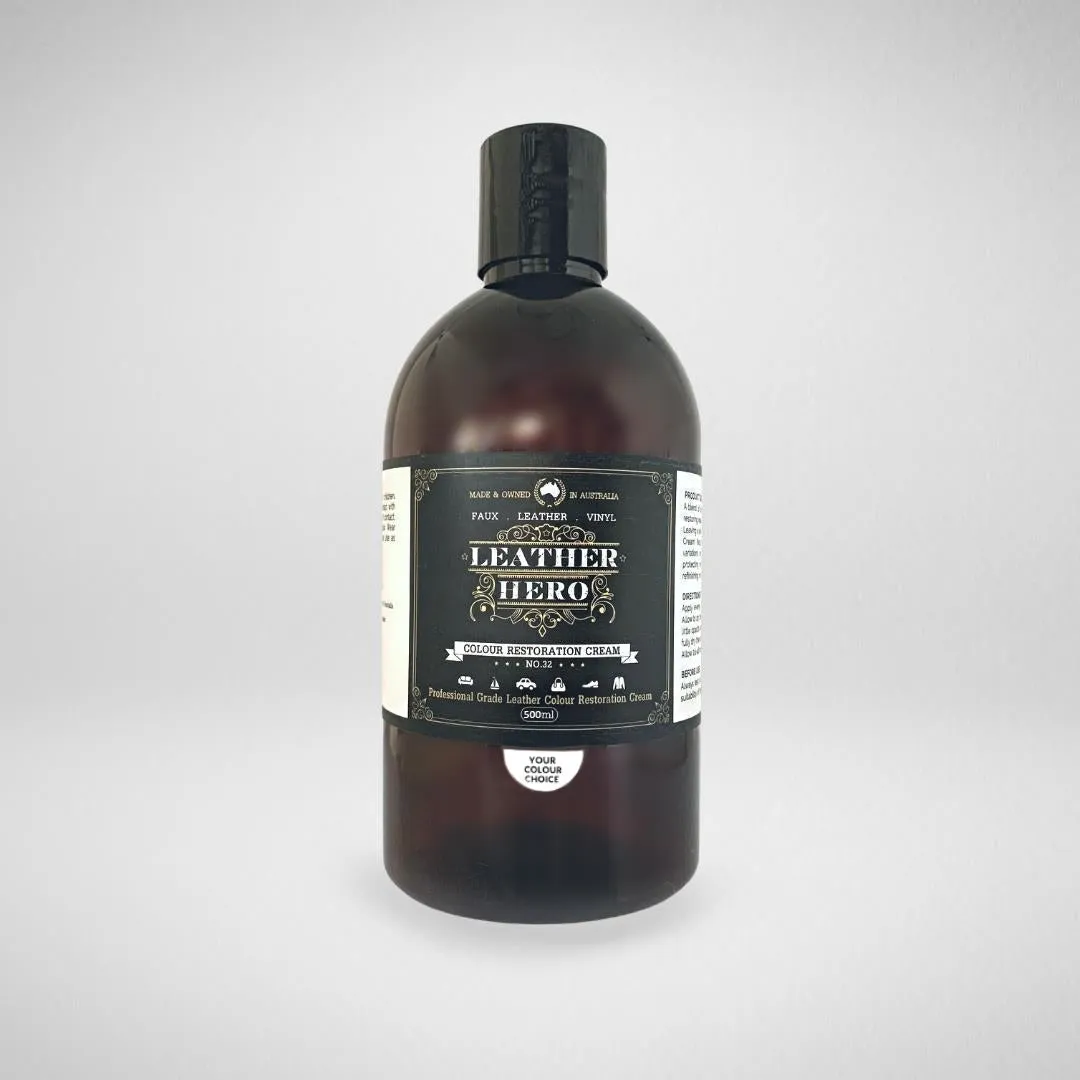 Leather Colour Cream - Cream