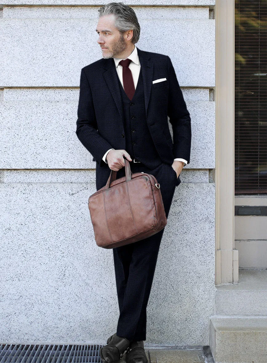 Reda Floura Blue Wool Suit
