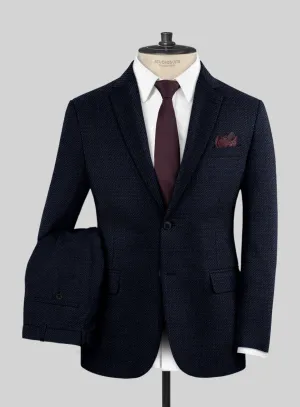Reda Floura Blue Wool Suit