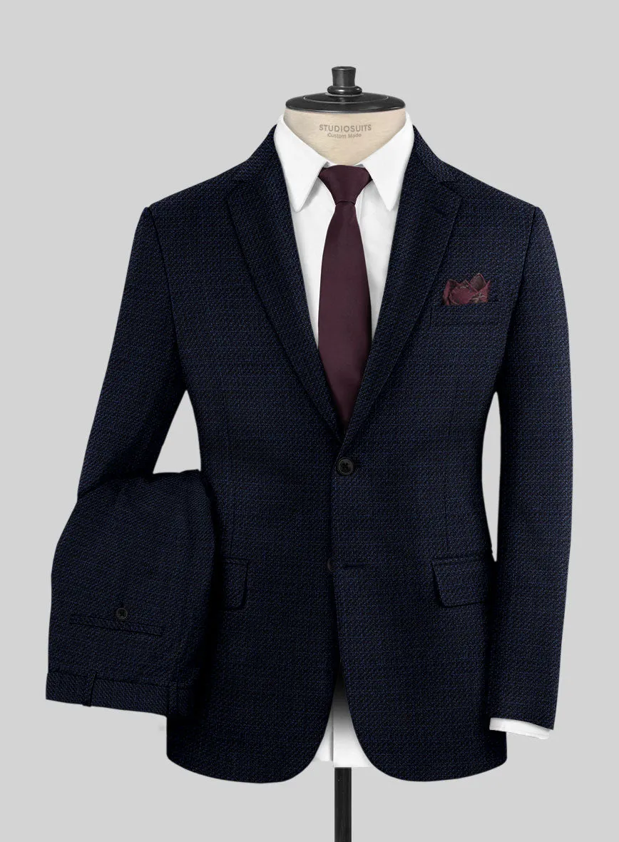 Reda Floura Blue Wool Suit